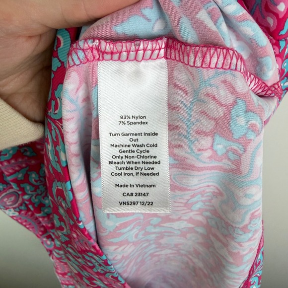 Talbots Effortless Jersey Medallion Open
Back Dress Small Pink‎ Paisley Preppy - Picture 6 of 11